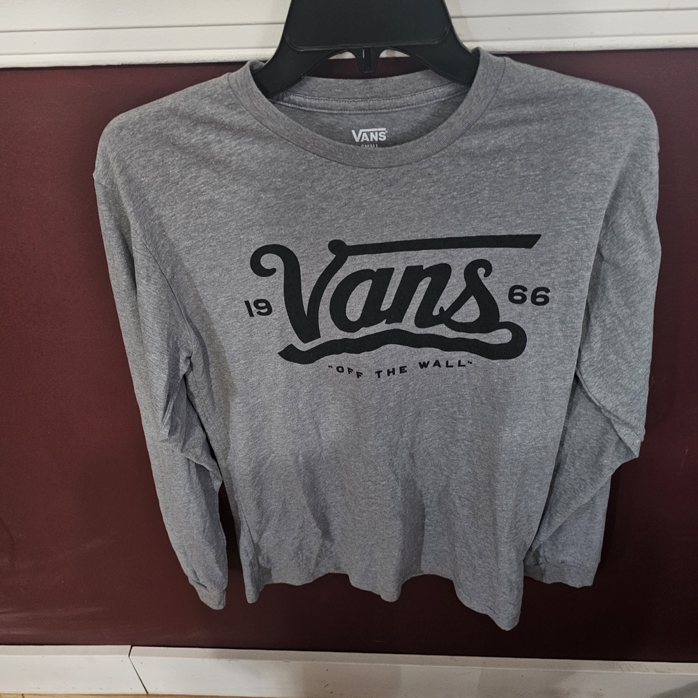Vans Gray Long Sleeve Shirt